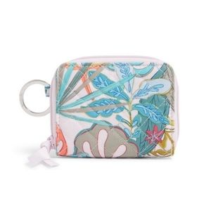 🔴 Vera Bradley Rainforest Canopy Zip-Around Wallet with RFID Protection
